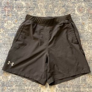 2 pairs under Armour athletic shorts. 7in.